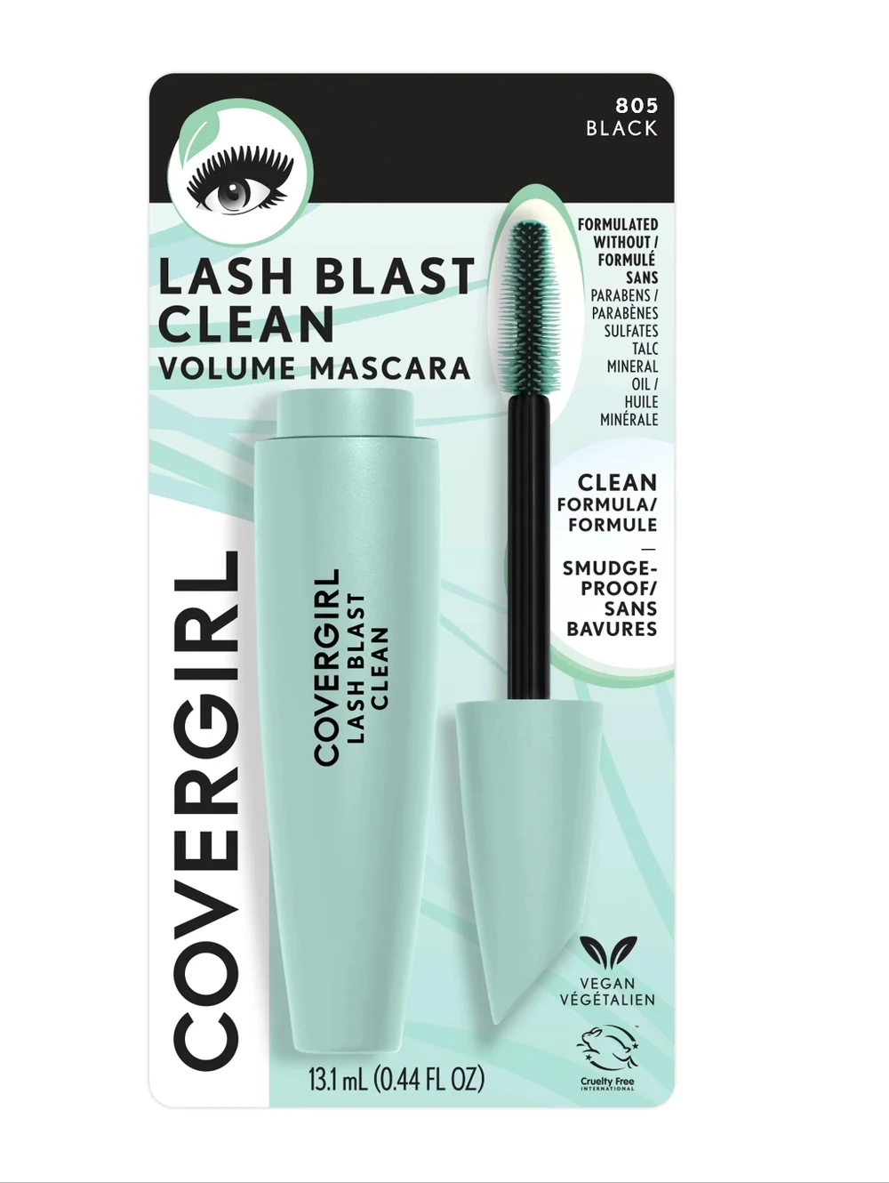 3 x Covergirl Lash Blast Clean Volume Mascara 805 Black